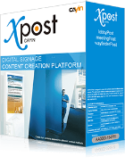 xPost是一款針對垂直市場設計的基於網頁的應用軟體，提供強大且可自定義的功能，以實現高效和流暢的數位看板管理和內容分發
