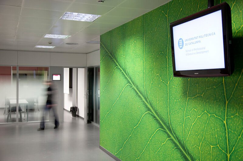 Education Digital Signage at BarcelonaTech, Spain