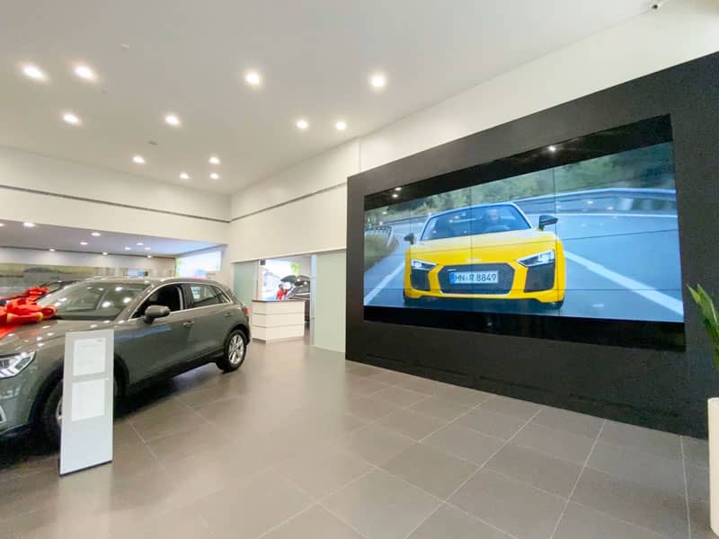 Retail Digital Signage at Audi, Philippines