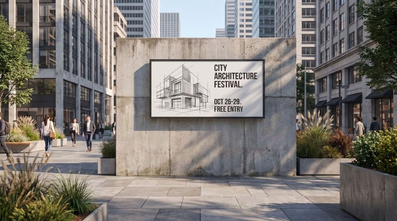 ePaper sign staying sharp and glare-free in direct sunlight